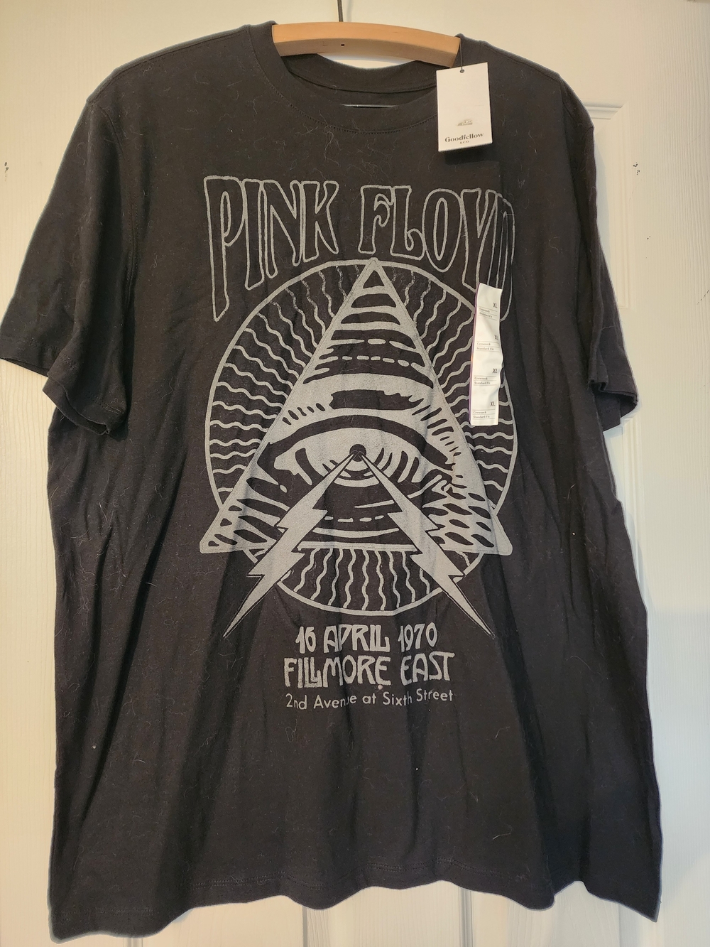 Goodfellow & Co Black Pink Floyd Graphic Short Sleeve Tee